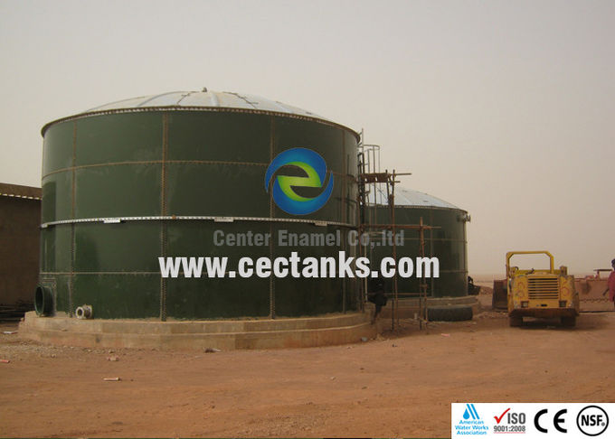 Stalen anaërobe reactor Glas beklede stalen tanks met 20 m3 - 18 000 m3 capaciteit 0