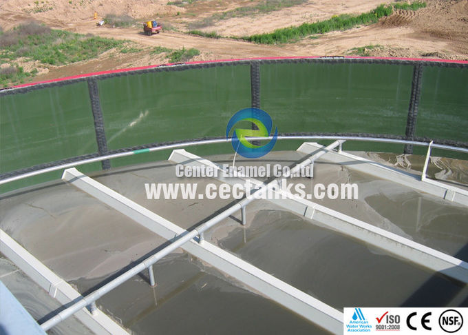 Glas gesmolten stalen tanks Duurzaam met 0,25 mm - 0,40 mm dubbele coating dik 0
