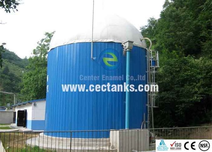 Biogasopslagbank met dubbel PVC-membraan, snel geïnstalleerd ISO 9001:2008 1