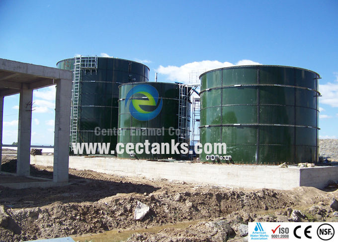Biogasopslagbank met dubbel PVC-membraan, snel geïnstalleerd ISO 9001:2008 0