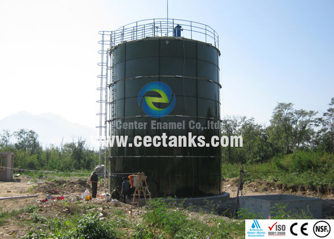 6.0Mohs afvalwaterzuiveringsverwarmer, glas gesmolten met staal afvalwatertank 0