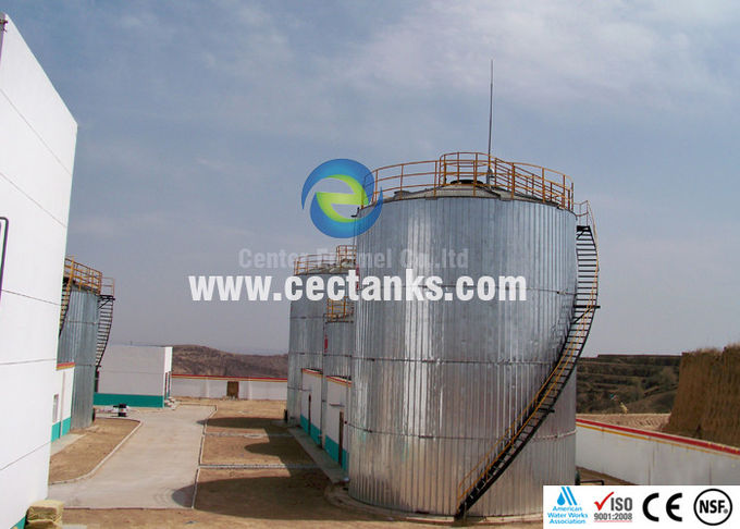 Dubbelcoated Steel Grain Storage Silos / 100000 / 100k Gallon GFTS Tank 0