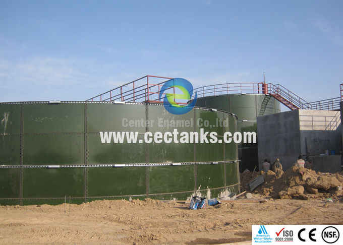 Wateropslagglas gesmolten stalen tanks met ANSI / AWWA D103 standaard 1