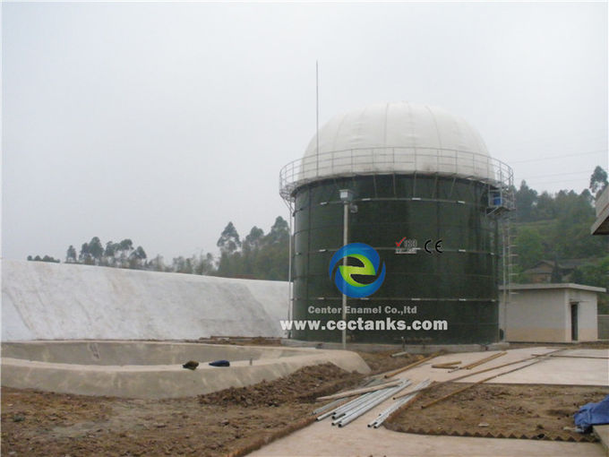Voorgefabriceerde met glas bekleed stalen biogasopslagbank met 2,000,000 gallon ART 310 0