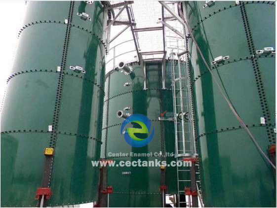 Watervoorziening Project Glas gesmolten met staal Watertanks Silo Container Voldoet aan NSF 61/ ANSI 2