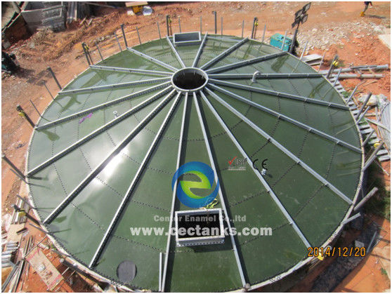 Transmissie en uitbreiding van Lake Pipeline Glass Fused Steel Tanks met ART 310 Steel Plate ISO9001 0