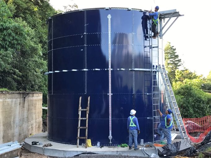 GFS-tanks van glas met staal in waterbehandeling en technische afvalstoffen 0