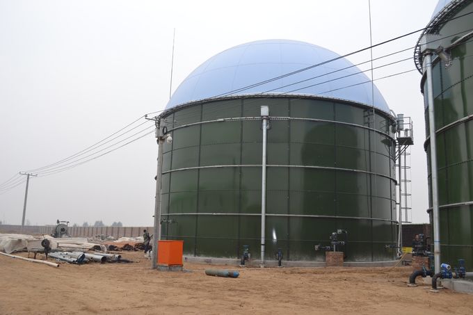 Gecoate gespannen stalen tank voor industrieel water / stroomtenk door middel van glazuur met OSHA-norm 0
