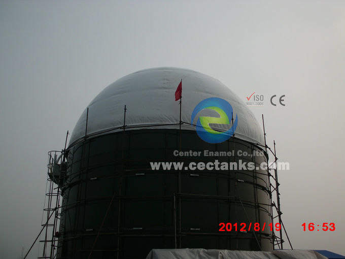 Storage tanks voor stortplaatsen met een dubbel membraan dak voor afvalwaterbehandeling 1