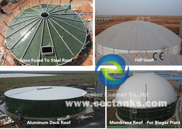 GRP dakkorrelopslag silo's voor landbouwbedrijven droog bulk & vloeibare oplossing met platte bodem 0